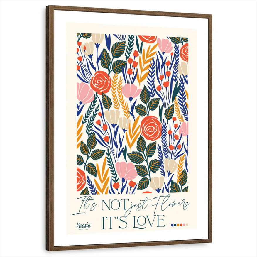 framed-print-brown-walnut-white-border