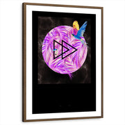 framed-print-brown-walnut-white-border