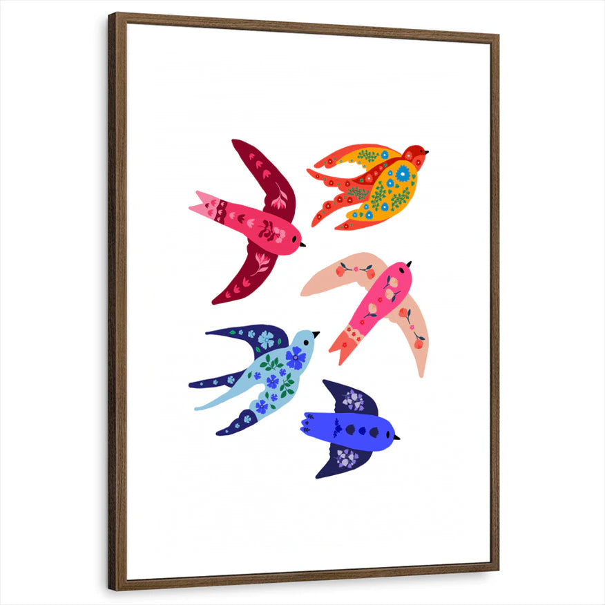 framed-print-brown-walnut-white-border