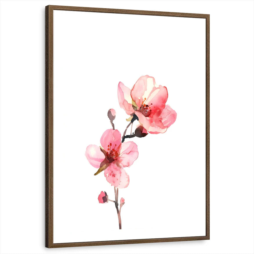 framed-print-brown-walnut-white-border