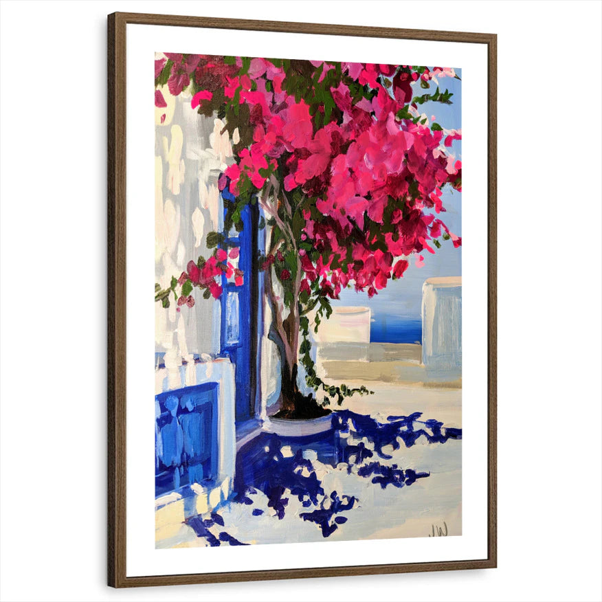 framed-print-brown-walnut-white-border
