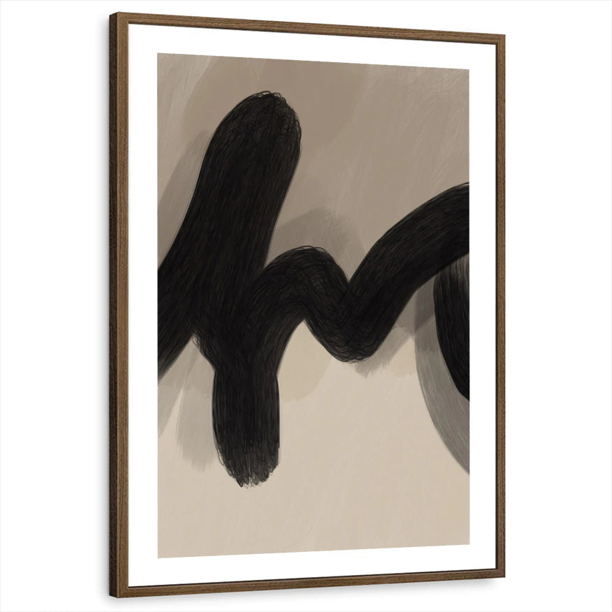 framed-print-brown-walnut-white-border