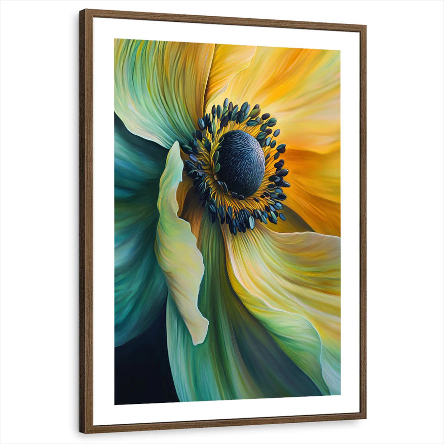 framed-print-brown-walnut-white-border