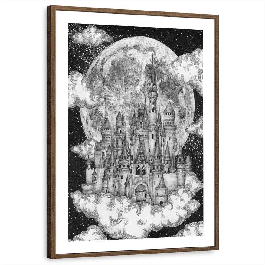 framed-print-brown-walnut-white-border