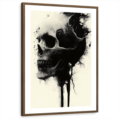 framed-print-brown-walnut-white-border