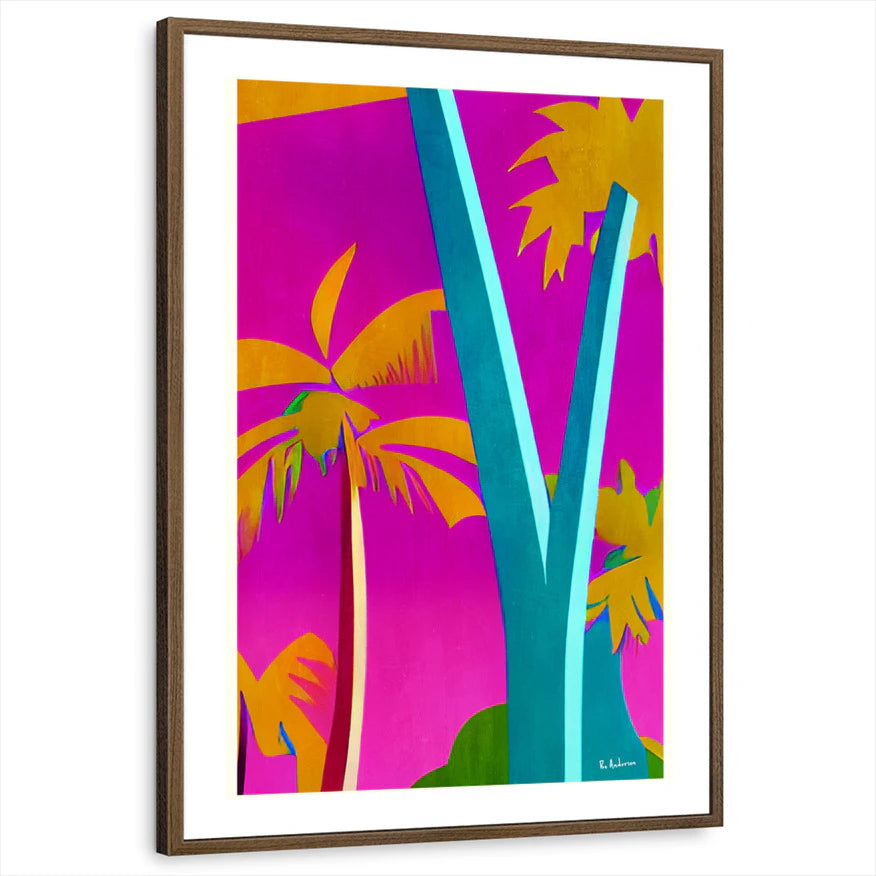 framed-print-brown-walnut-white-border