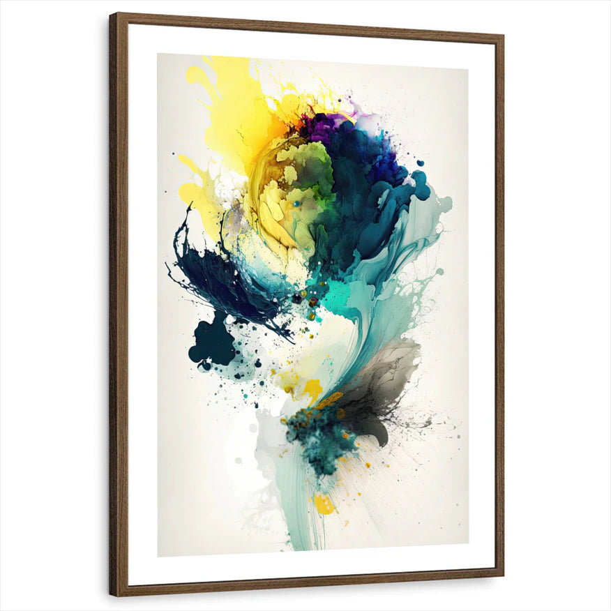 framed-print-brown-walnut-white-border