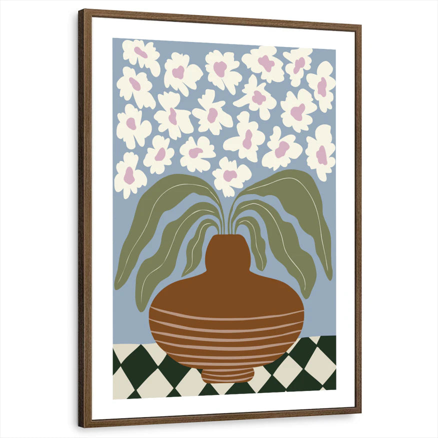 framed-print-brown-walnut-white-border