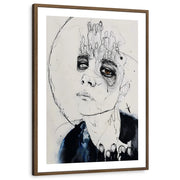 framed-print-brown-walnut-white-border