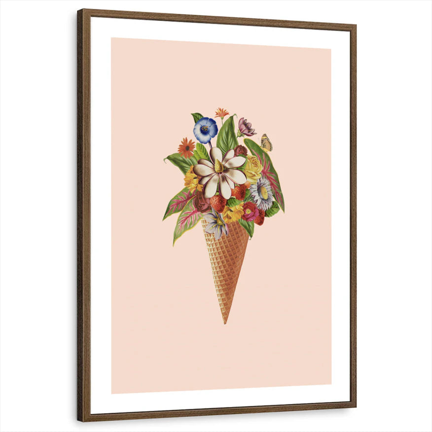 framed-print-brown-walnut-white-border