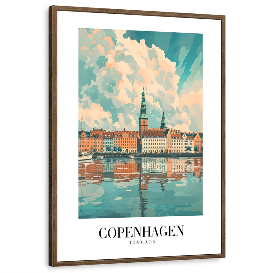 framed-print-brown-walnut-white-border