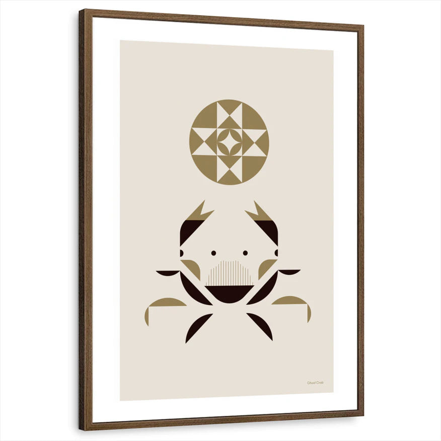 framed-print-brown-walnut-white-border