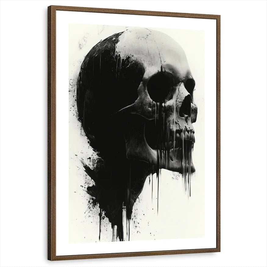 framed-print-brown-walnut-white-border