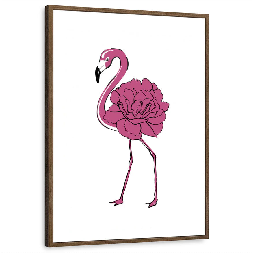 framed-print-brown-walnut-white-border
