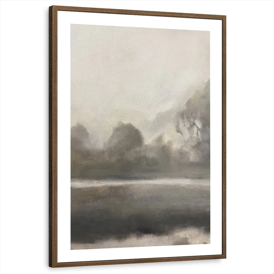 framed-print-brown-walnut-white-border