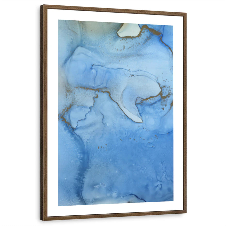 framed-print-brown-walnut-white-border