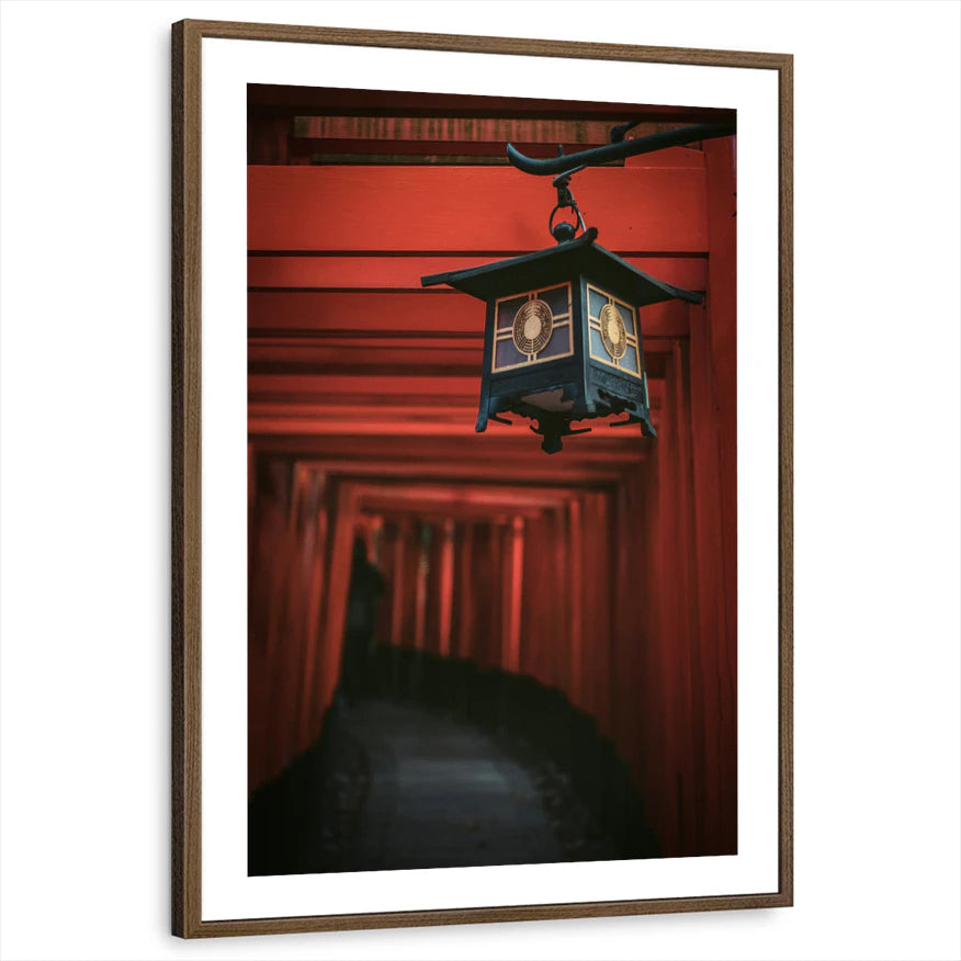 framed-print-brown-walnut-white-border