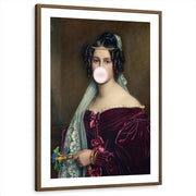 framed-print-brown-walnut-white-border
