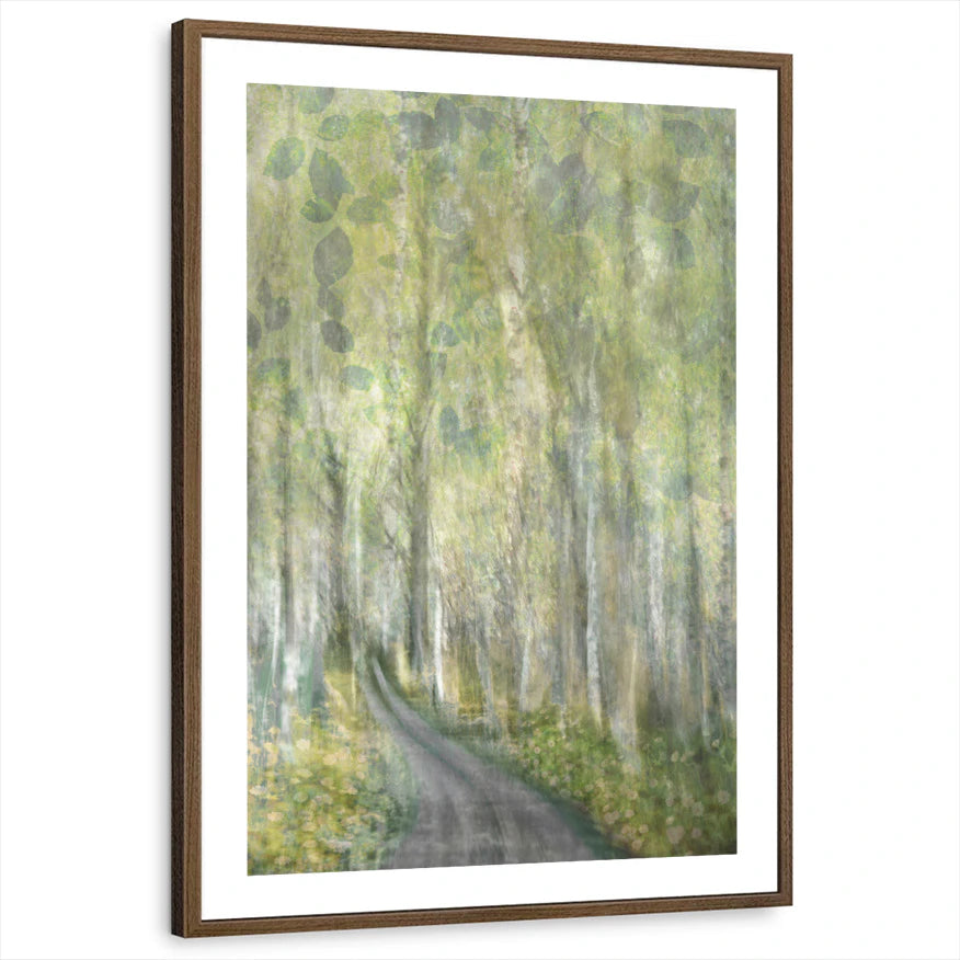 framed-print-brown-walnut-white-border