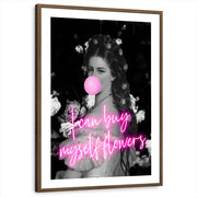 framed-print-brown-walnut-white-border