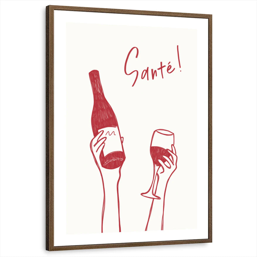 framed-print-brown-walnut-white-border