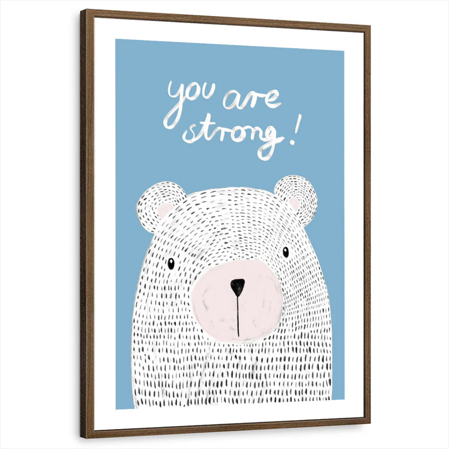 framed-print-brown-walnut-white-border