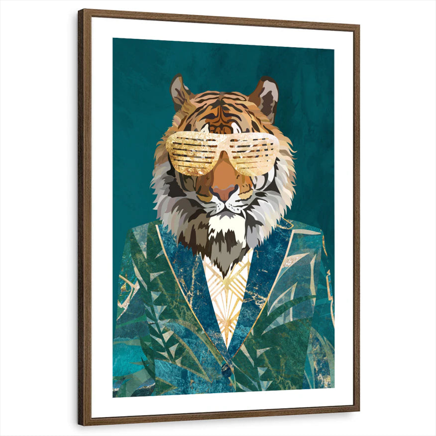 framed-print-brown-walnut-white-border