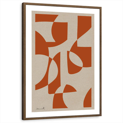 framed-print-brown-walnut-white-border