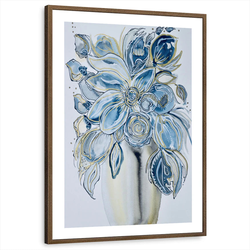 framed-print-brown-walnut-white-border