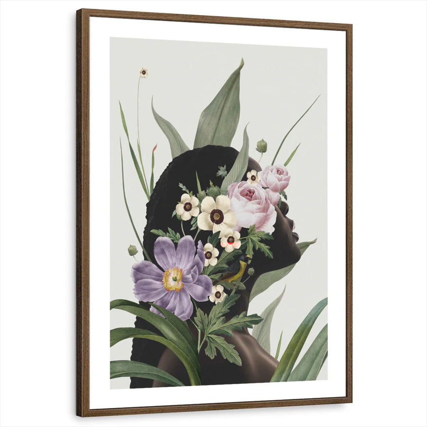 framed-print-brown-walnut-white-border
