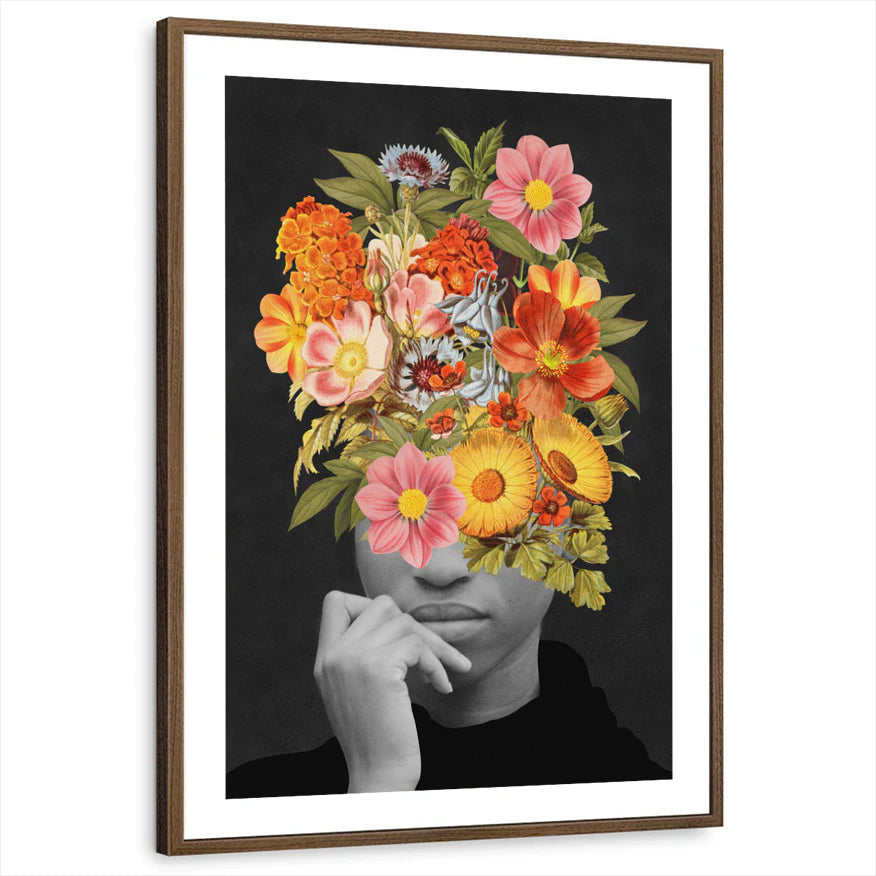framed-print-brown-walnut-white-border