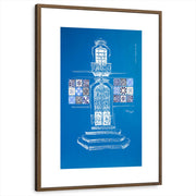 framed-print-brown-walnut-white-border