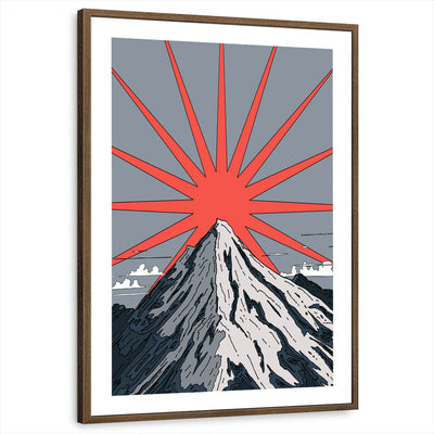 framed-print-brown-walnut-white-border