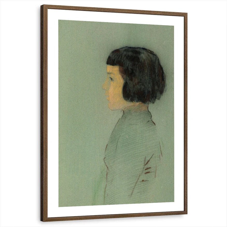 framed-print-brown-walnut-white-border