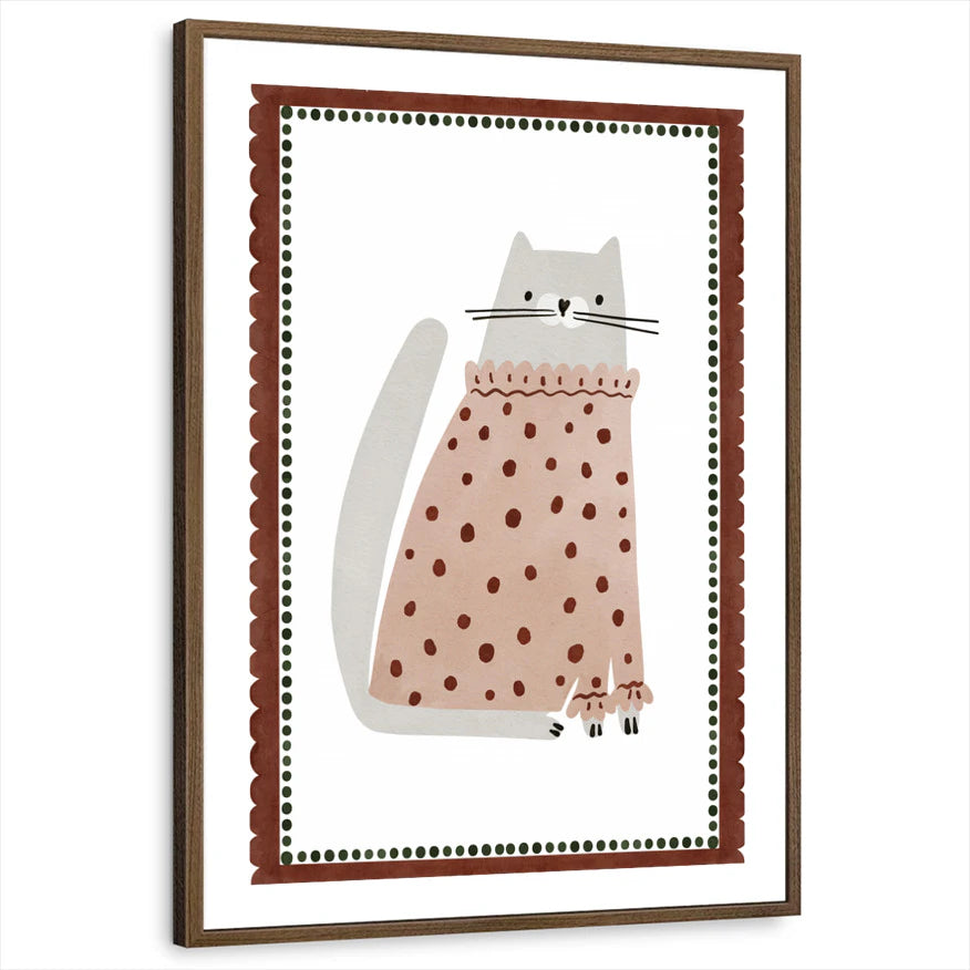 framed-print-brown-walnut-white-border