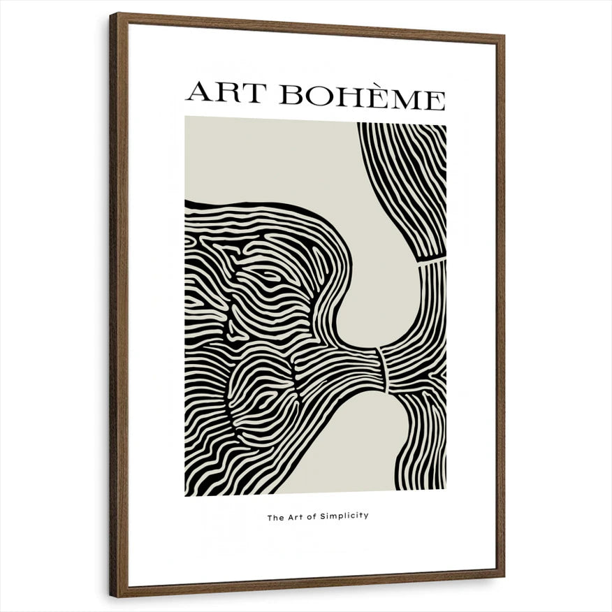 framed-print-brown-walnut-white-border