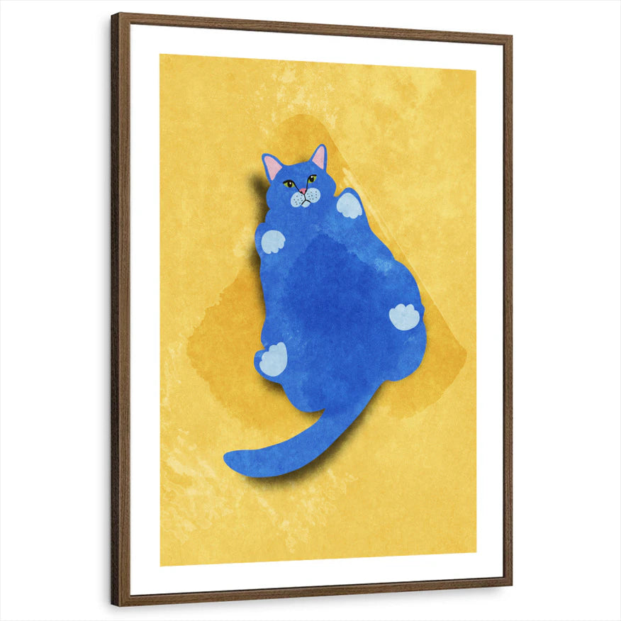 framed-print-brown-walnut-white-border