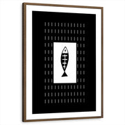 framed-print-brown-walnut-white-border