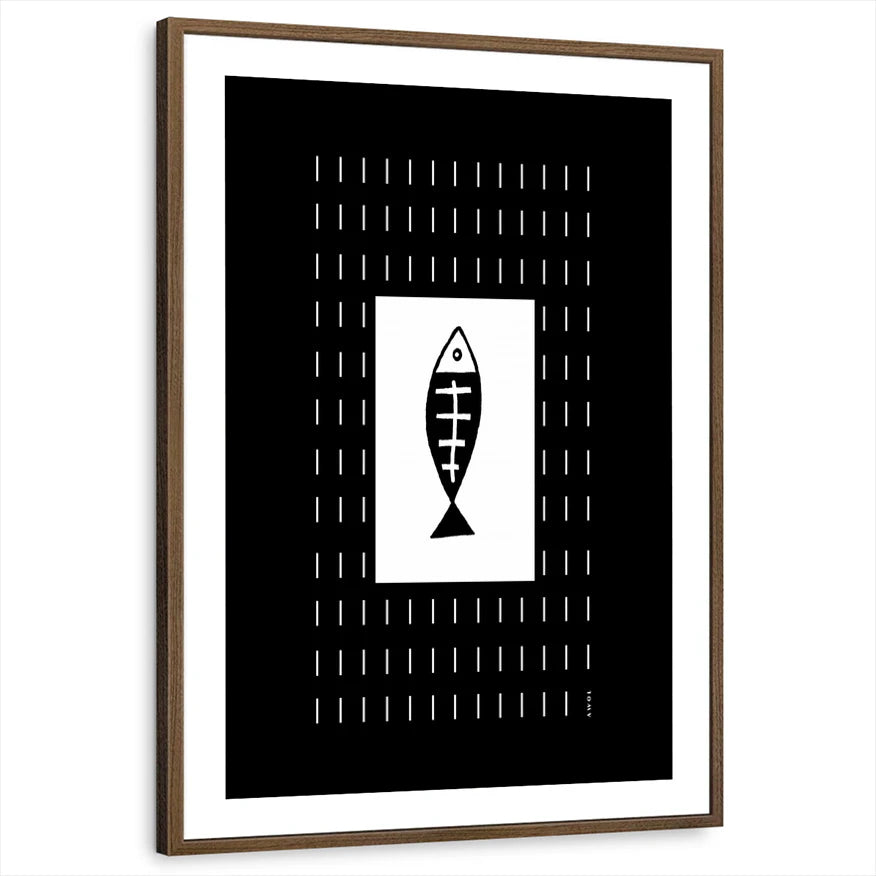 framed-print-brown-walnut-white-border