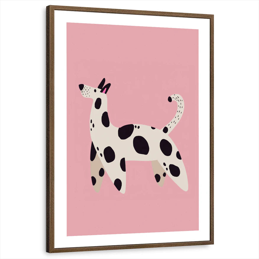 framed-print-brown-walnut-white-border