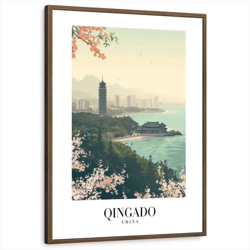 framed-print-brown-walnut-white-border