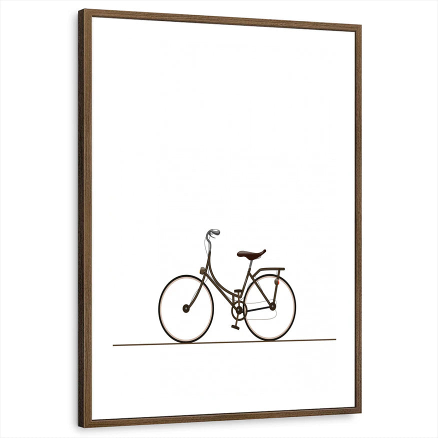 framed-print-brown-walnut-white-border