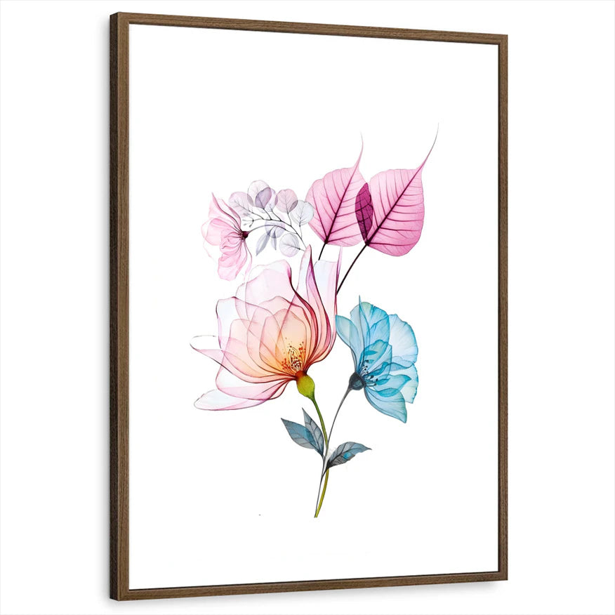 framed-print-brown-walnut-white-border