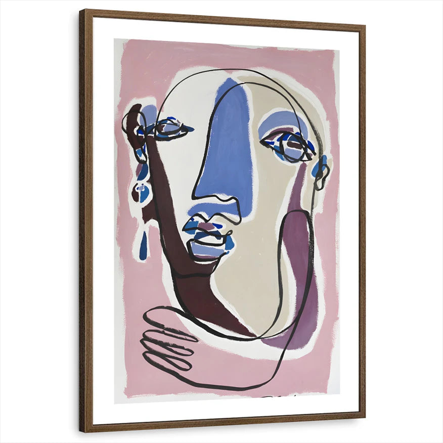 framed-print-brown-walnut-white-border