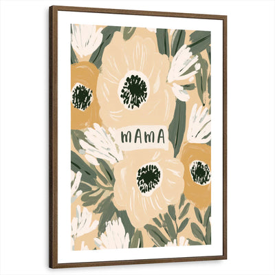 framed-print-brown-walnut-white-border