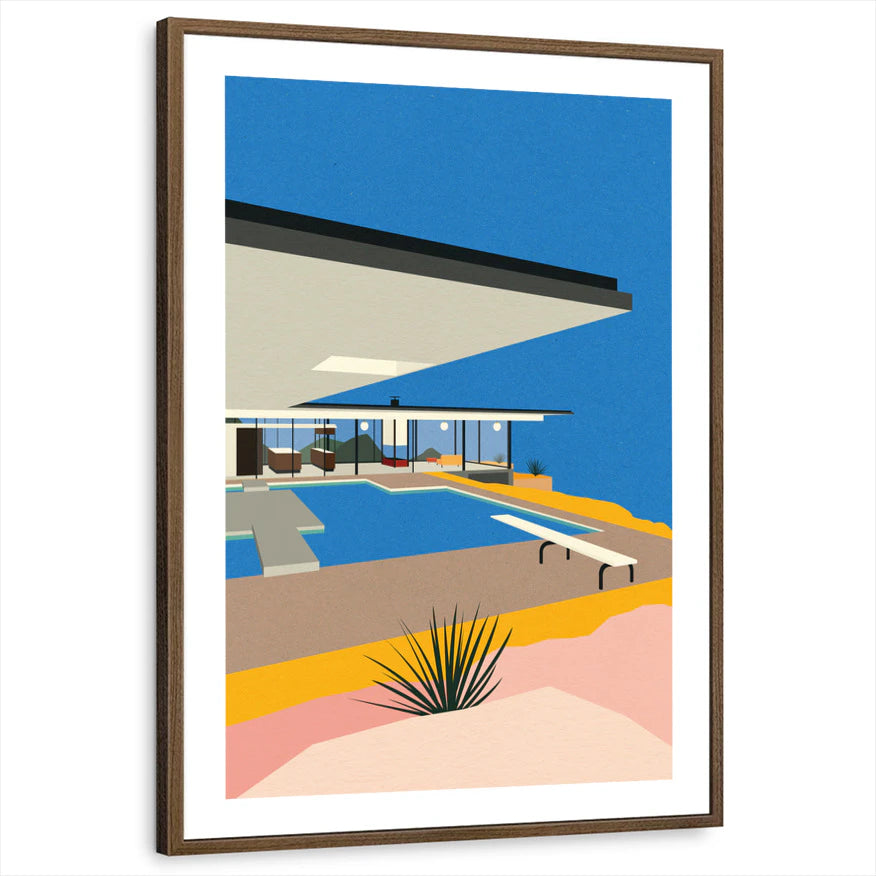 framed-print-brown-walnut-white-border