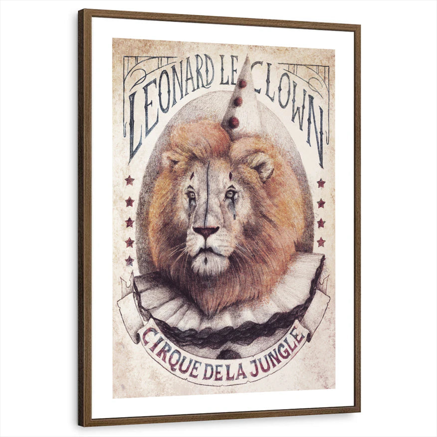 framed-print-brown-walnut-white-border