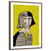 framed-print-brown-walnut-white-border