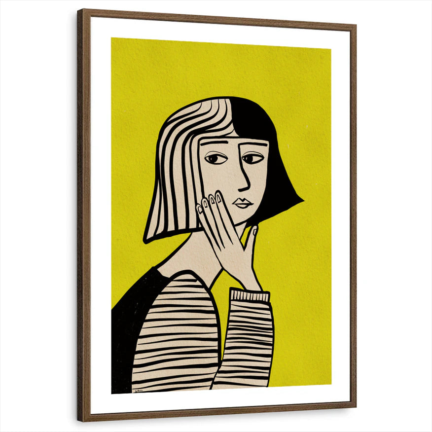 framed-print-brown-walnut-white-border