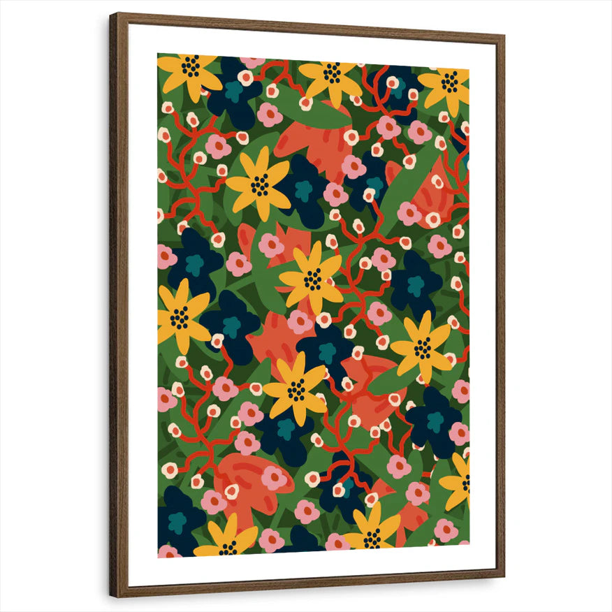 framed-print-brown-walnut-white-border